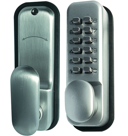Digital Door lock with holdback
